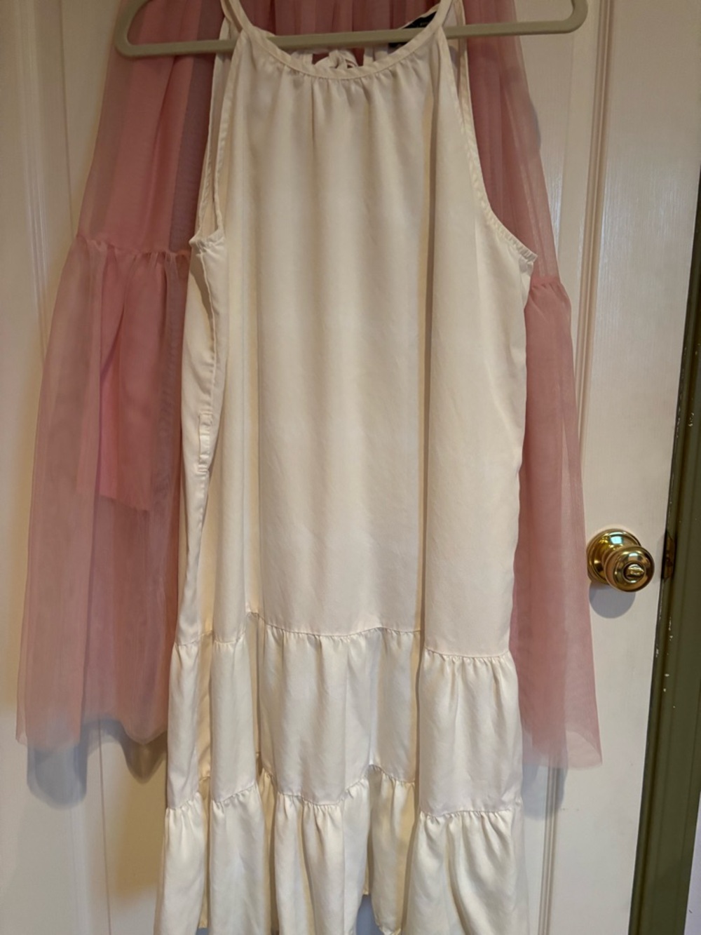 Saks Fifth Avenue Cream Halter Slip